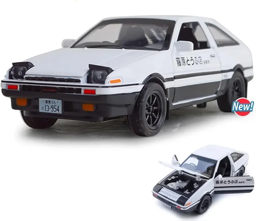 Amazon.co.jp: 頭文字D イニシャル D 合金モデルカー 藤原拓海 AE86