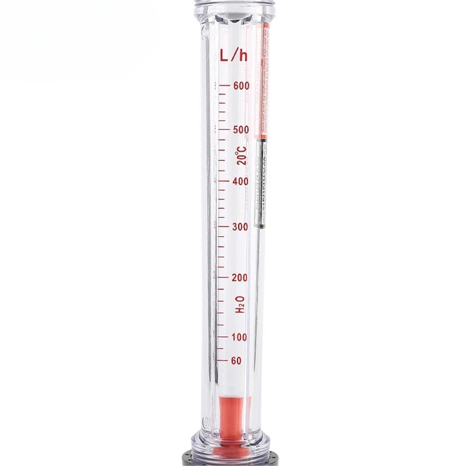 Medidor de flujo de tubo de plástico, rotámetro for tratamiento de agua, medidor de flujo de tubería for líquido, rotámetro 100~1000L/H (m3/h)