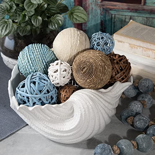 Image of ANDALUCA Decorative Vase Filler Bag with Orbs, Balls (Aqua Blue)