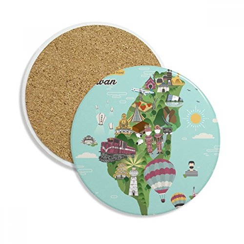 Coaster absorbant pierre pour protection de table contre l'humidité - 2