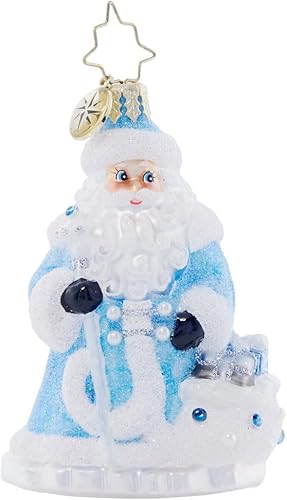 Christopher Radko Winter Splendor Santa Gem Ornament - Thumbnail 3