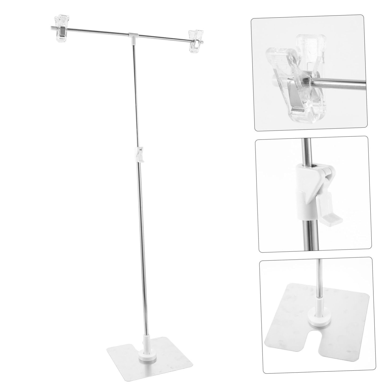Soporte Ajustable para Fondo De Fotografía Pequeño Construcción De Metal Resistente Fácil De Montar