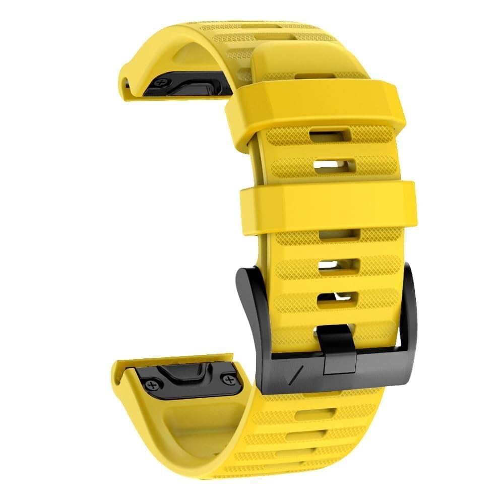 Bracelet silicone 26mm Garmin Fenix 7X Pro flexible et résistant à l'eau