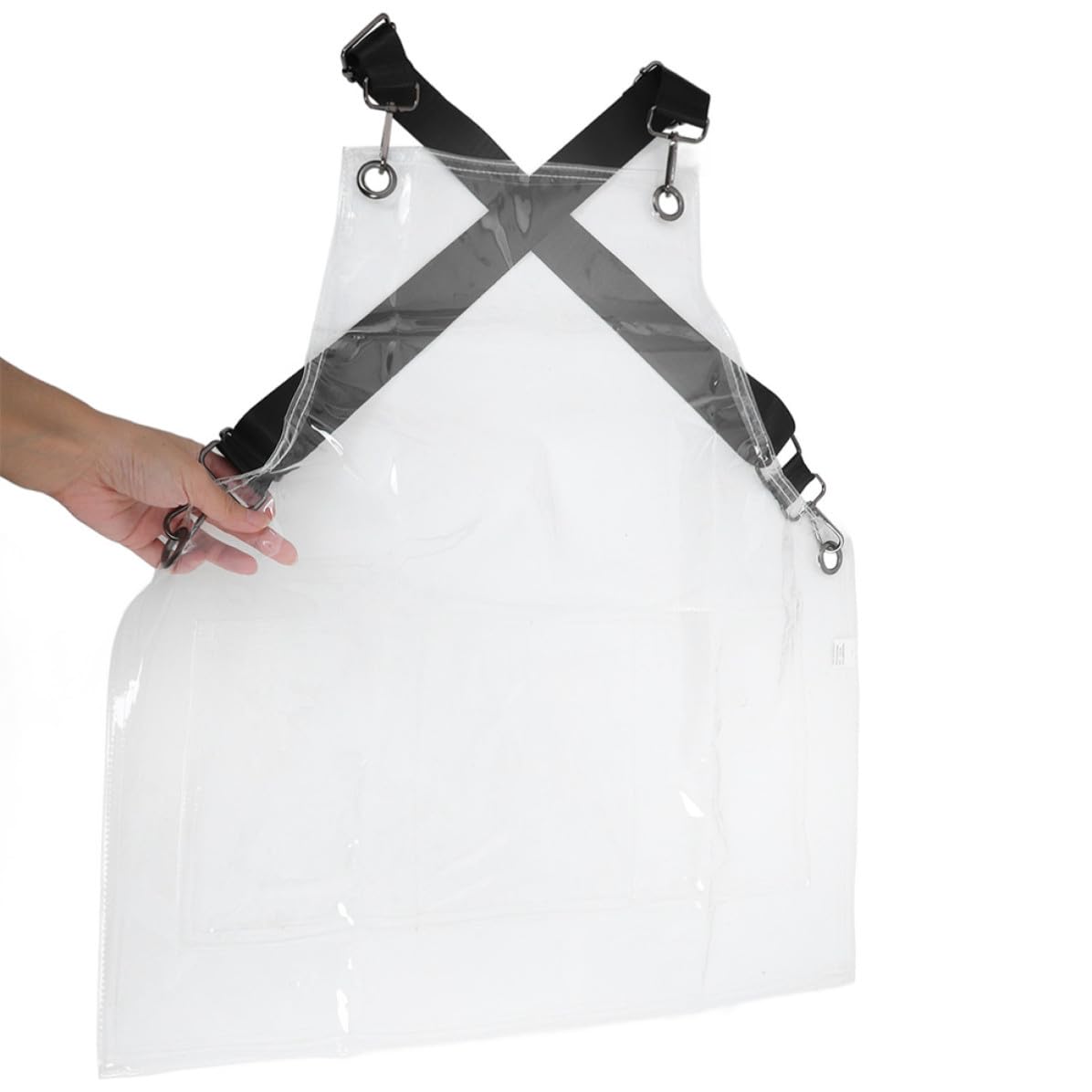 Grembiule da Lavoro per Donna con Tasche, Design a Copertura Totale in Tpu, Cinturino Regolabile, per Parrucchieri e Uso Domestico