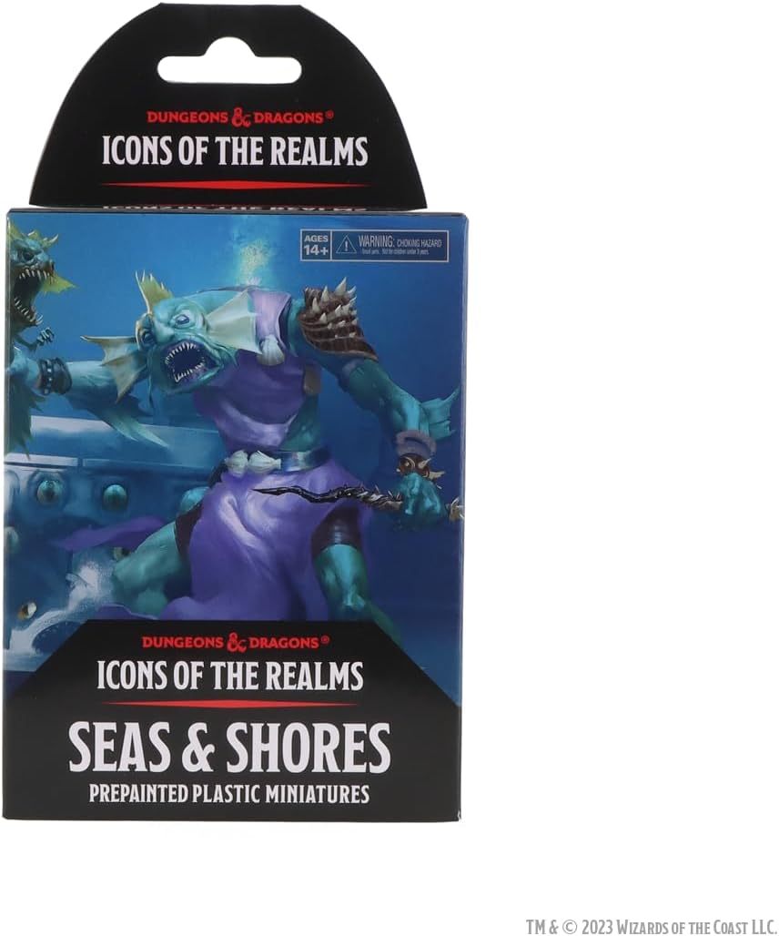 WizKids D&D Icons of The Realms: Seas & Shores - 8ct. Booster Brick