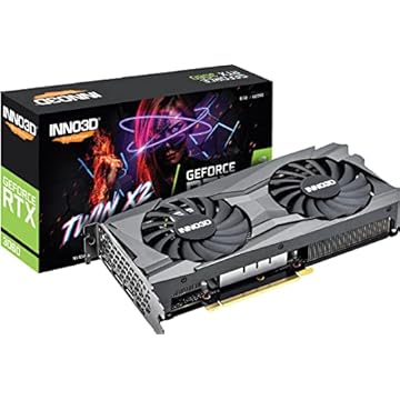 Placa de Vídeo INNO3D NVIDIA GeForce RTX 3060 TWIN X2, 8GB, GDDR6, 128-bit
