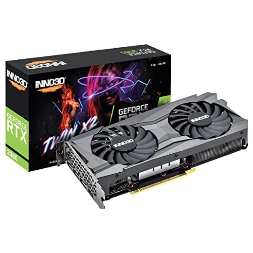 Placa de Vídeo INNO3D NVIDIA GeForce RTX 3060 TWIN X2, 8GB, GDDR6, 128-bit