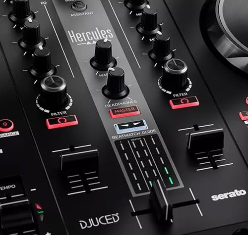 Image of Hercules DJControl Inpulse 300 MK2 2-Channel DJ Controller Bundle with Case, TRS-to-RCA Breakout Cable, and Austin Bazaar Polishing Cloth