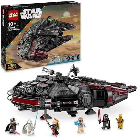 LEGO Star Wars 75389 Halcón Oscuro - Maqueta de Juguete de Nave E...