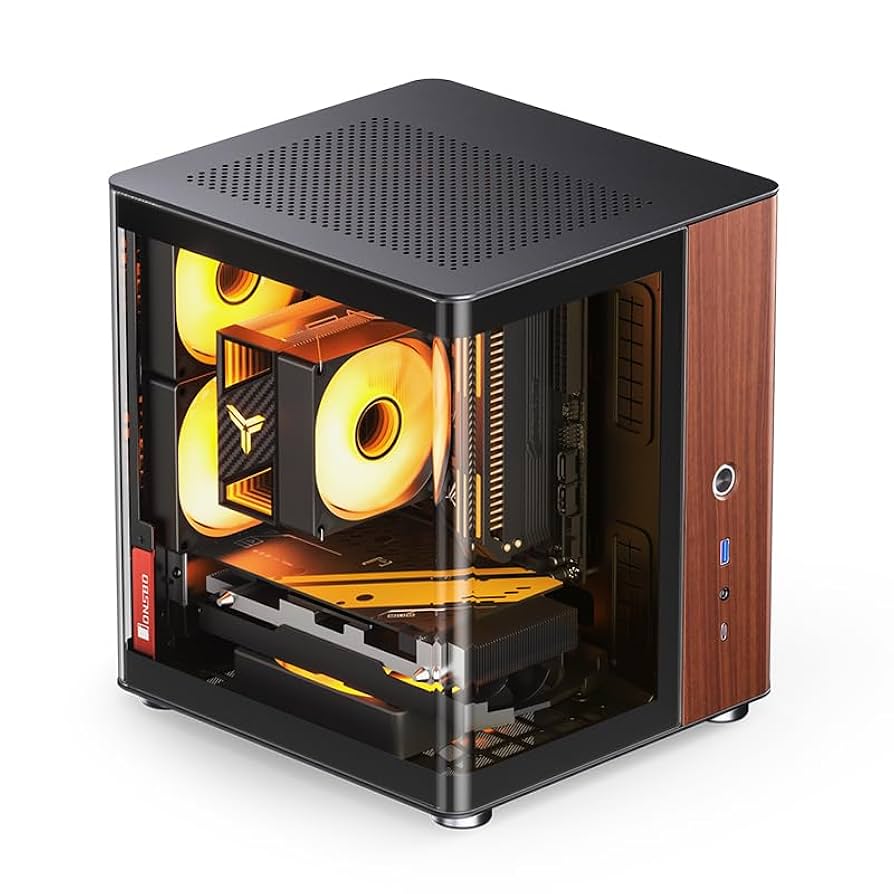 PCケース JONSBO TK-0 ITX ブラック + ケースファンセット Amazon.co.jp: PCケース JONSBO TK-0 デュアルサーフェス側透ITX