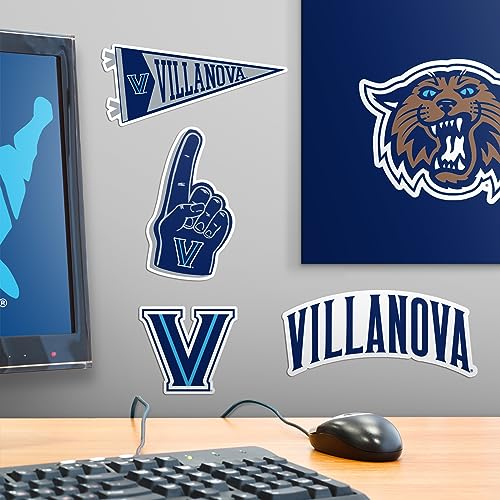 Image of Villanova University 8ct Vinyl Large Deluxe Stickers Variety Pack - Laptop, Water Bottle, Scrapbooking, Tablet, Skateboard, Indoor /Outdoor - Set of 8