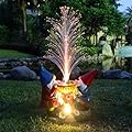 Yardancer Solar Gnome Garden Statues?LED Lights Outdoor with 7 Multi-Color Changing Modes Solar Garden Decor Yard Lights Outside Patio Lawn, Gifts for Mom Grandma Women Birthday