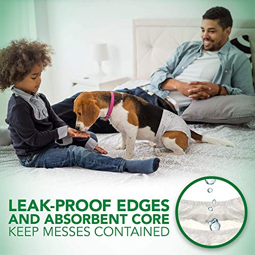 Vet's Best Comfort Fit Hundewindeln – Einweg-Windeln für Hündinnen – saugfähig mit auslaufsicherer Passform – Größe L/XL (59,9–80,9 cm Taille) – 30 Stück