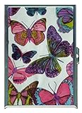 1960s Or 70s Mod Butterflies 2 Stainless Steel ID or Cigarettes Case (King Size)