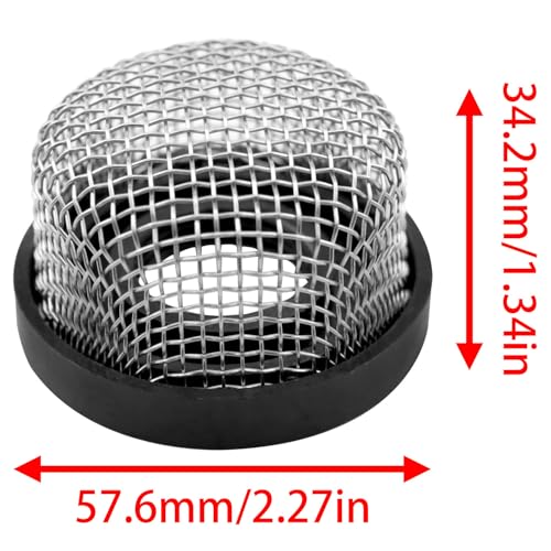 Image of Stainless Steel Aeration Screen Filter fit 3 /4 inch -14 Internal Threads Compatible with Livewell Pumps Enhanced Filtration and Aeration 1pcs (3 /4)