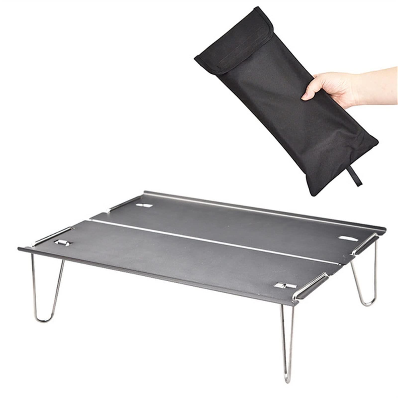 Table de pique-nique pliante pour vos repas en camping et sessions de pêche en plein air