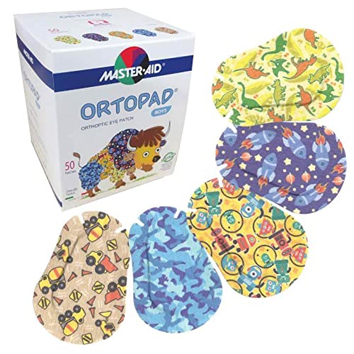 Ortopad® Bamboo Boys Eye Patches, 50/Box (Medium Size, 2-4 Yrs) Blue Camo Pack #TOP10