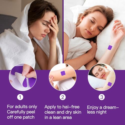 72Pcs/Box Sleep Patch/Patches Nighttime Sleep patch Fall asleep faster patch Good Night Sleeping Patch Herbal Sleeping Patch Support Sleeping Patch Convenient for men and women (72) - Image 5