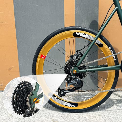 MEGHNA Bike Cassette 8 Speed 11-32T Combination Gear Sprockets Bicycle Cassette for Mountain Bike Road Bike Folding Bike (8 Speed - 11-32T) - Thumbnail 2