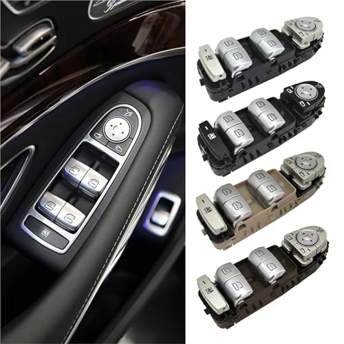 Interrupteur de lève-vitre électrique 2229052004 Mercedes Classe S E panneau de commande marron