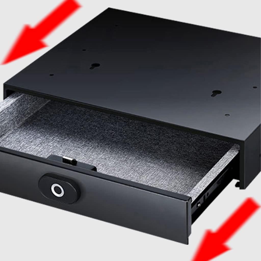Cassaforte intelligente nascosta con impronte digitali e Bluetooth, cassaforte biometrica da soffitto, cassaforte per armadio, tastiera touch per casa, ufficio, mini archiviazione | Serratura digitale