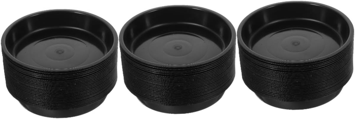 Kisangel 75pcs Flowerpot Bases for Indoor and Outdoor Use Plastic Trays for Drip Collection Gardening Water Collecting Saucers Keep Floors Clean and Tidy