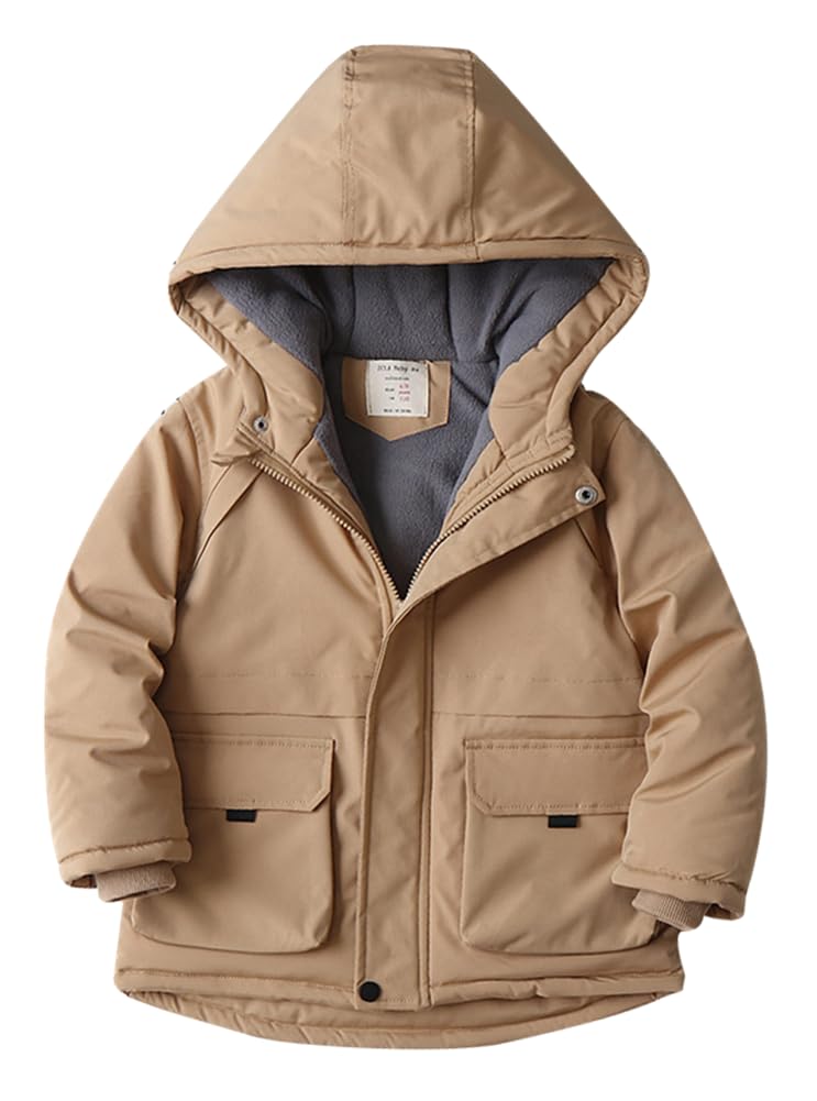 Boys Girls Winter Outwear Coats, Kids Warm Outfits,Windproof Jacket for Toddler 1-8Y