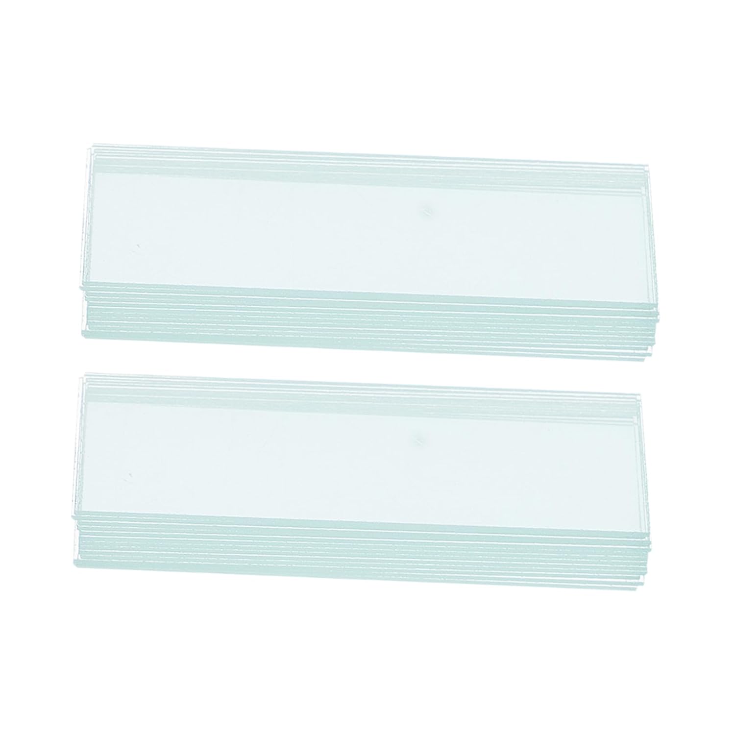 100pcs Glass Microscope Slides Blank Cover Slips for Biology Classroom Microbiology Supplies