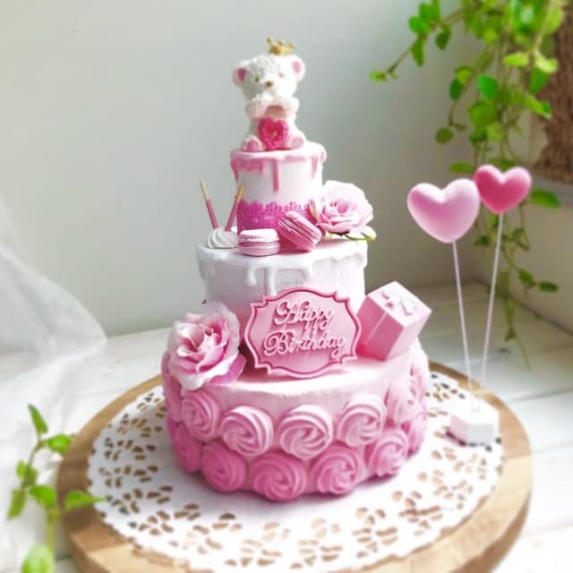 おうちスタジオセット　バースデー　ハーフバースデー　クレイケーキ　造花　誕生日 楽天市場】【 デイジー クレイケーキ 】オリジナル クレイケーキ