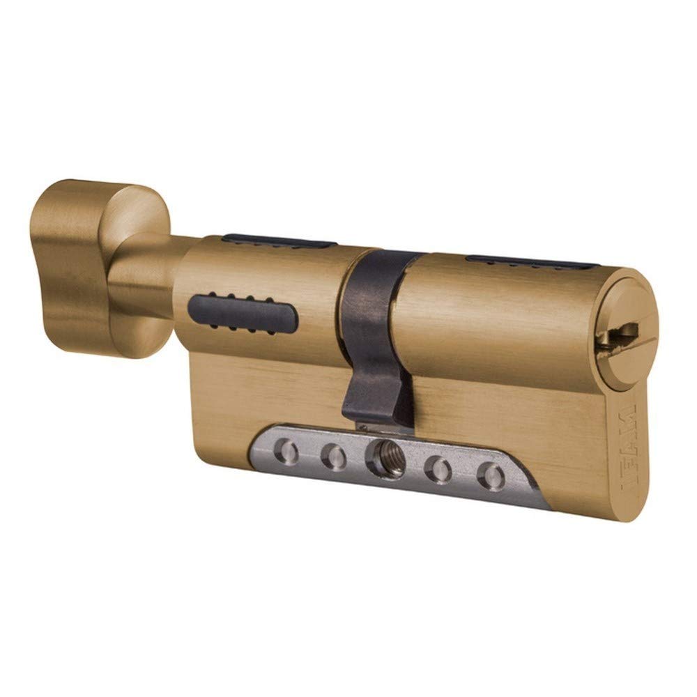 IFAM 061402 - Cilindro de alta seguridad y latón extruido 1000WXP4040L pomo interior leva larga latonado L-80 A-40 B-40