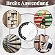 UICCVOKK 50 Stück Ordnerrücken Selbstklebend, Ordnerrücken, Weiß Ordner Rückenschilder, 50x Ordneretiketten,3.6 x 19cm Selbstklebend Aufkleber für 5cm Leitz Ordner