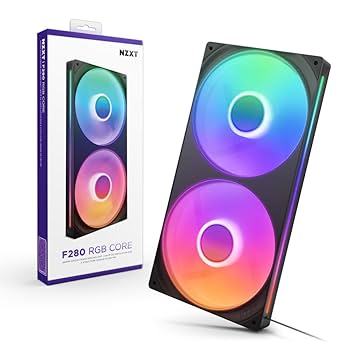 NZXT F420 RGB Core Fan Black 3ファン(未使用品) Amazon | NZXT F280 RGB Core Black 2ファン搭載 280mm シングル