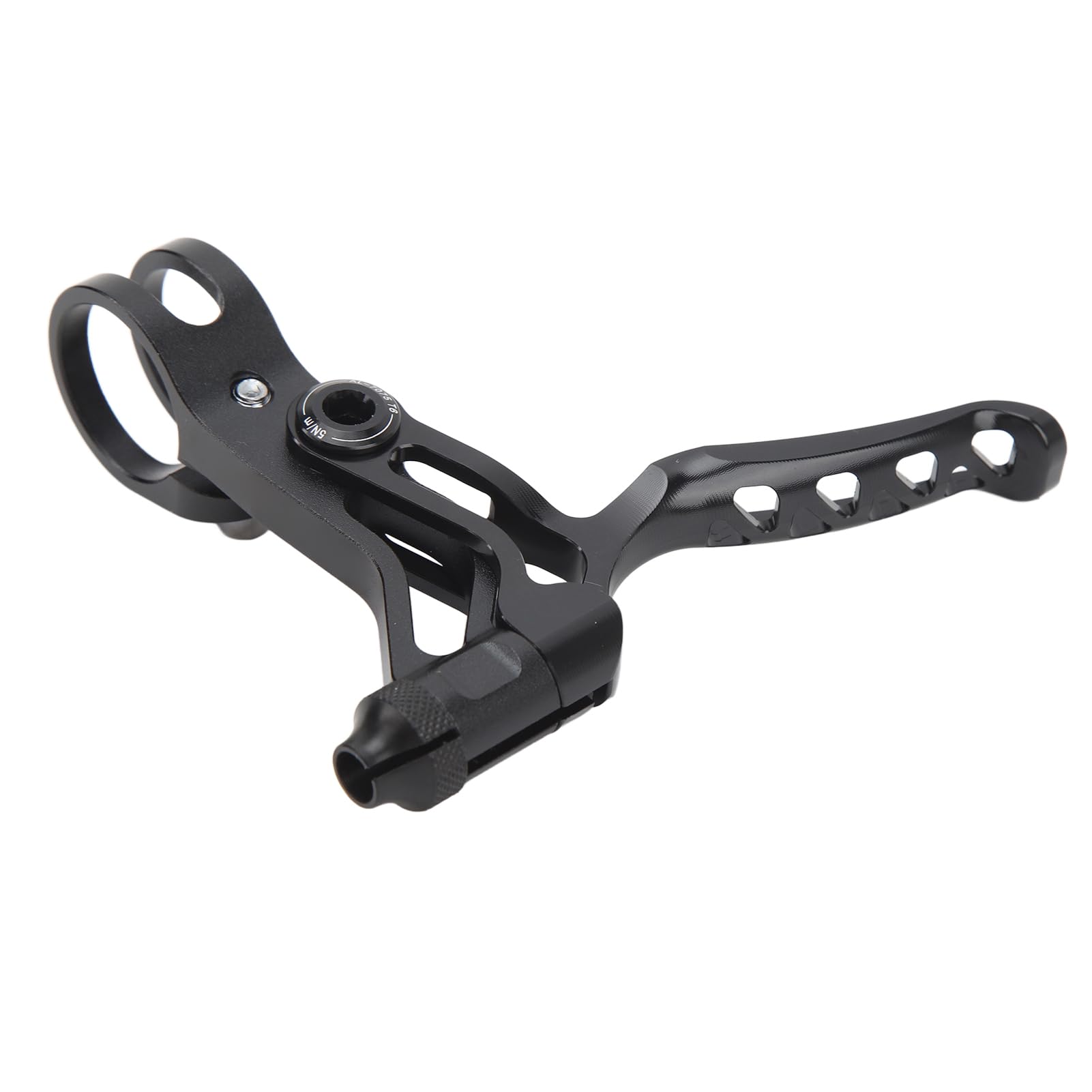 Leva del freno in bicicletta in lega di alluminio cavo 22,2 mm Sensibile manubrio freno a V nero a V per bici pieghevole per bici leggera leggera di precisione durevole desi