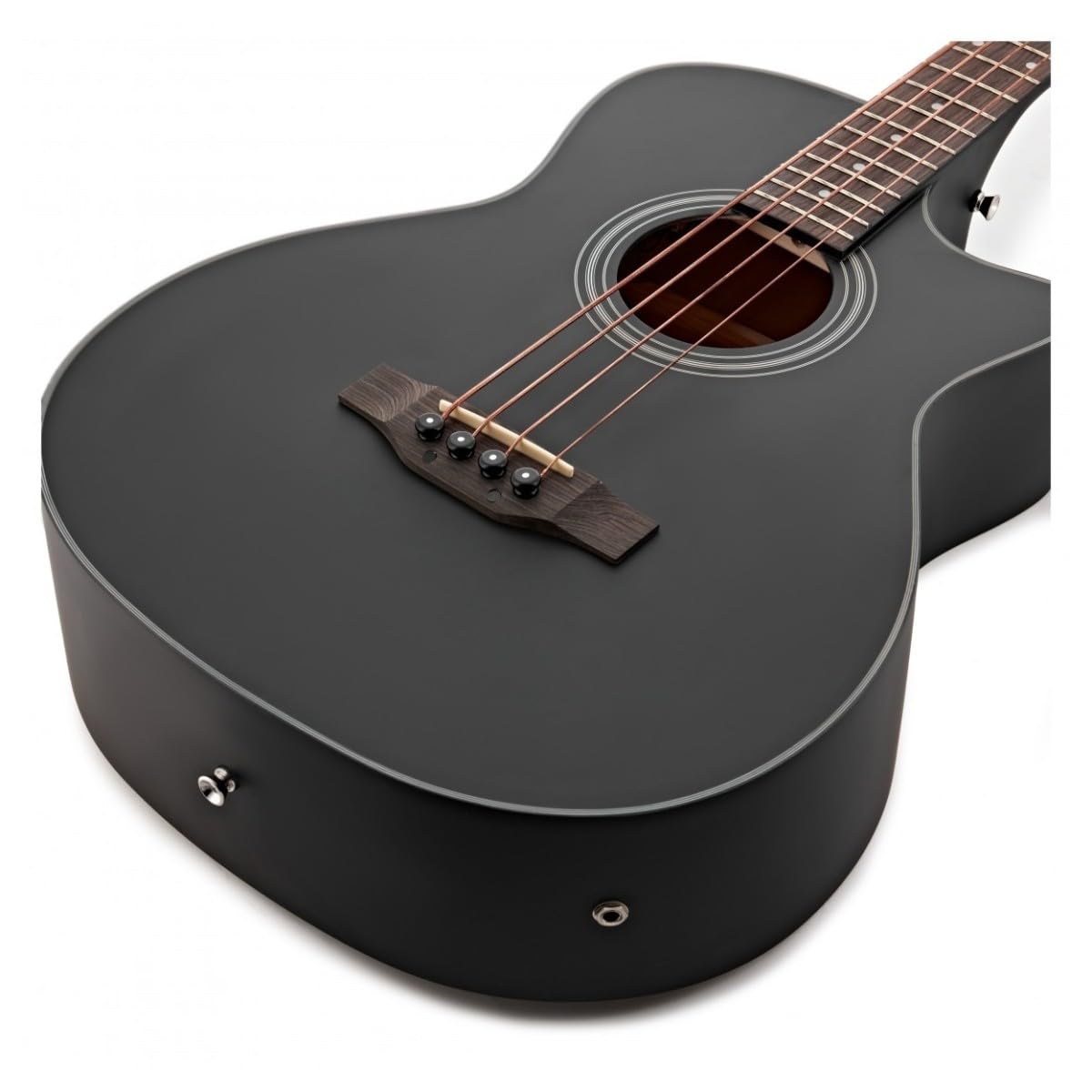 Akustische Bassgitarre AB-100BK von Gear4music schwarz