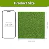 DeFageH 4Pcs 6x6 Inch Fake Grass Decor for Crafts, Premium Realistic Miniature Artificial Grass, Easy to Cut & Shape Artificial Turf for Mini Fairy Garden, Dollhouse, Diorama #1