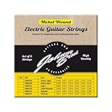 Johnny Brook Conjunto de 6 níquel Herida Cuerdas para Guitarra eléctrica (Medidor Regular)