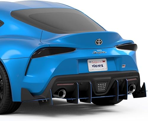 Vicrez Difusor trasero Genali VR2 vz102641 compatible con Toyota Supra 2020-2022
