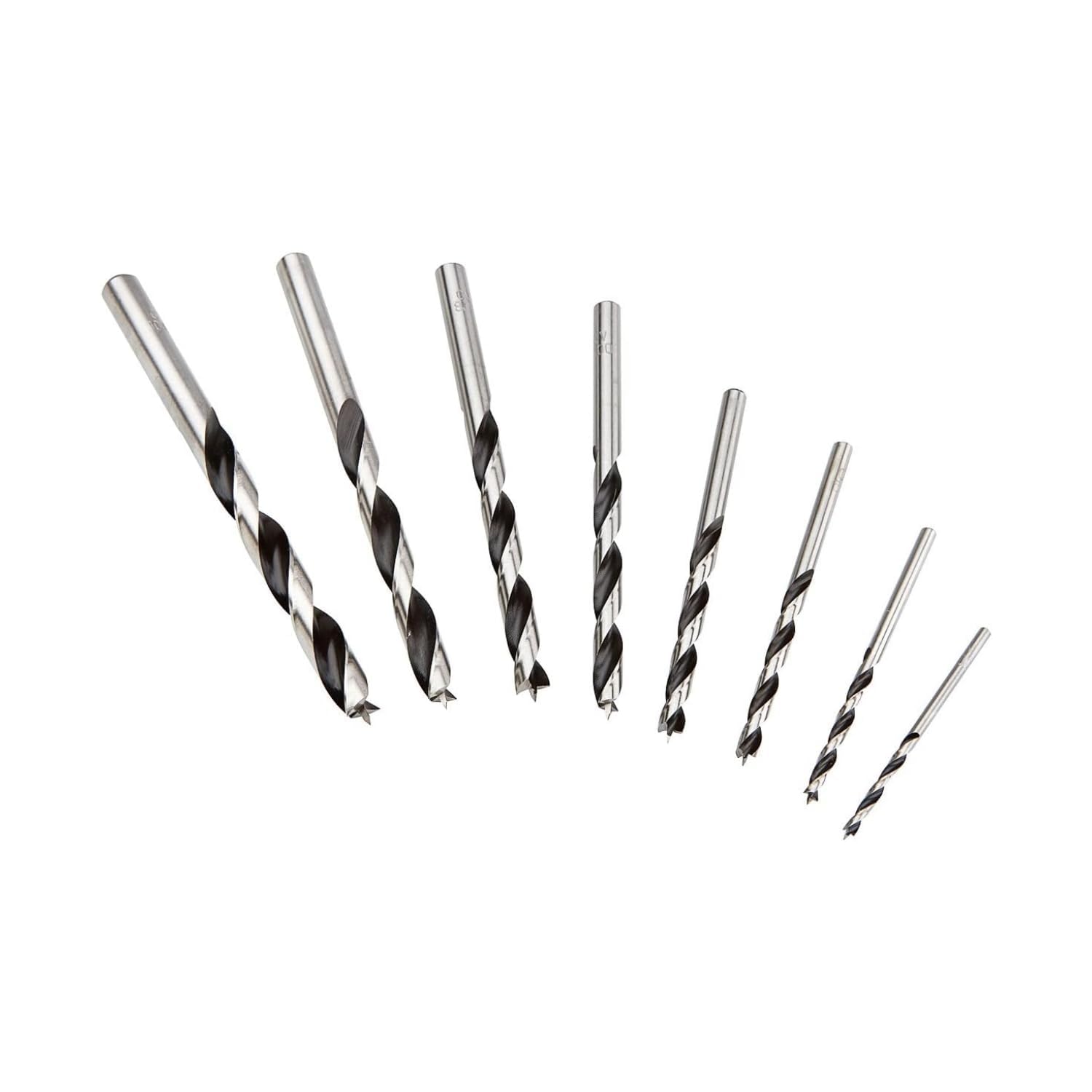Foret BRAD point Fisch Fsf-134893 en lot de 8 pièces pour perçage précis du bois