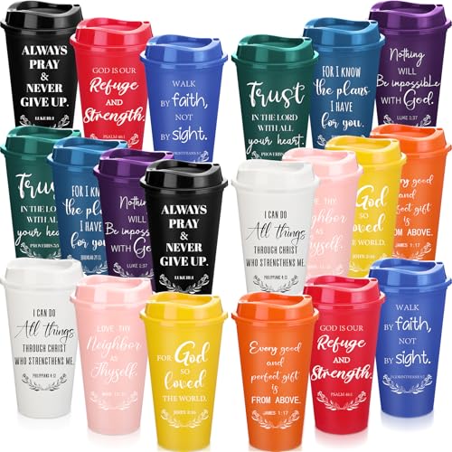 Skylety 20 Pack Christian Gifts for Men Women 16oz...
