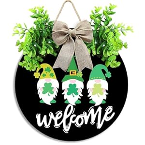 St Patrick Day Door Decorations Saint Patrick Welcome Sign Saint Patrick Door Wreath for Front Door St Patty’s Decor Irish Party St Patrick Day Door Decorations Saint Patrick Welcome Sign Saint Patrick Door Wreath for Front Door St Pattys Decor Irish Party