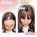 Hair Topper, Big Base 360° 3D Hair Toppers for Women with Thinning Crown, 20 Inch Long Curly Wavy Hair Pieces with French Part Clip in Bangs for Daily Use Parties