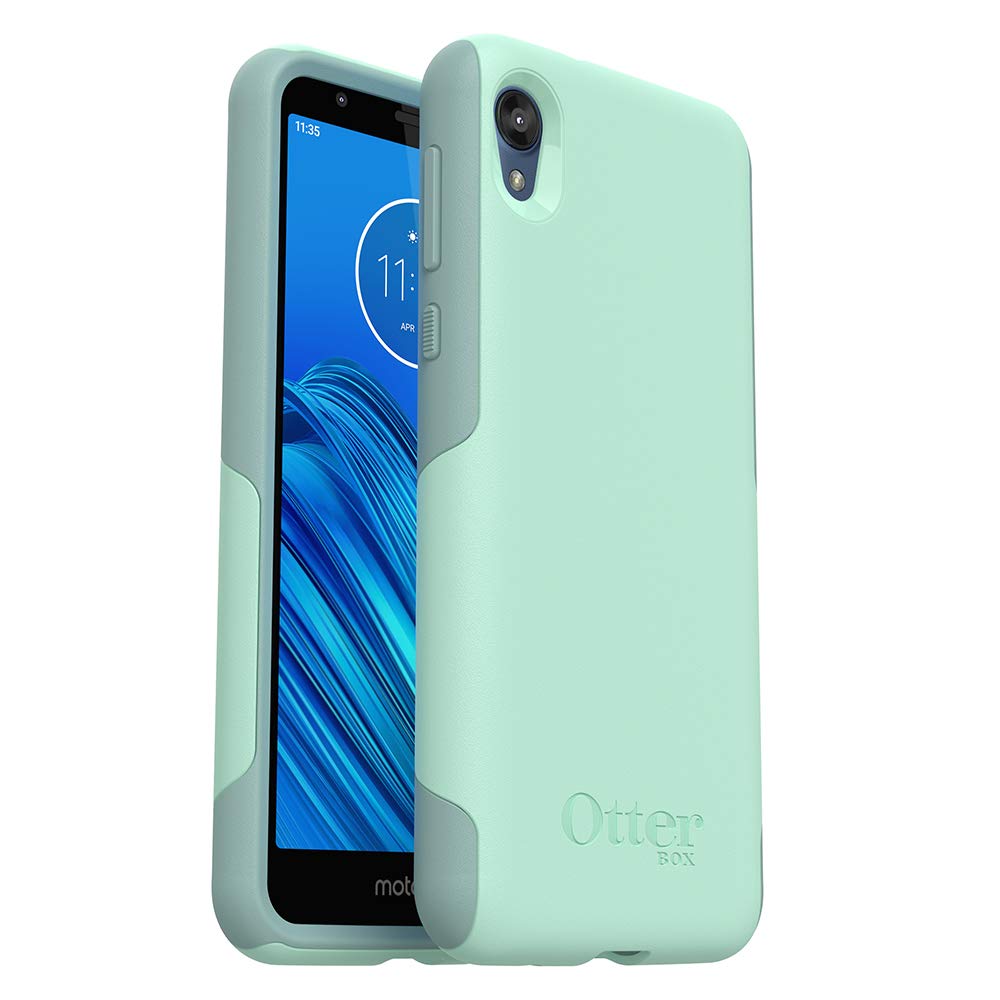 OtterBox Commuter Series LITE Case for Moto e6 - Retail Packaging - Ocean Way (Aqua SAIL/Aquifer)