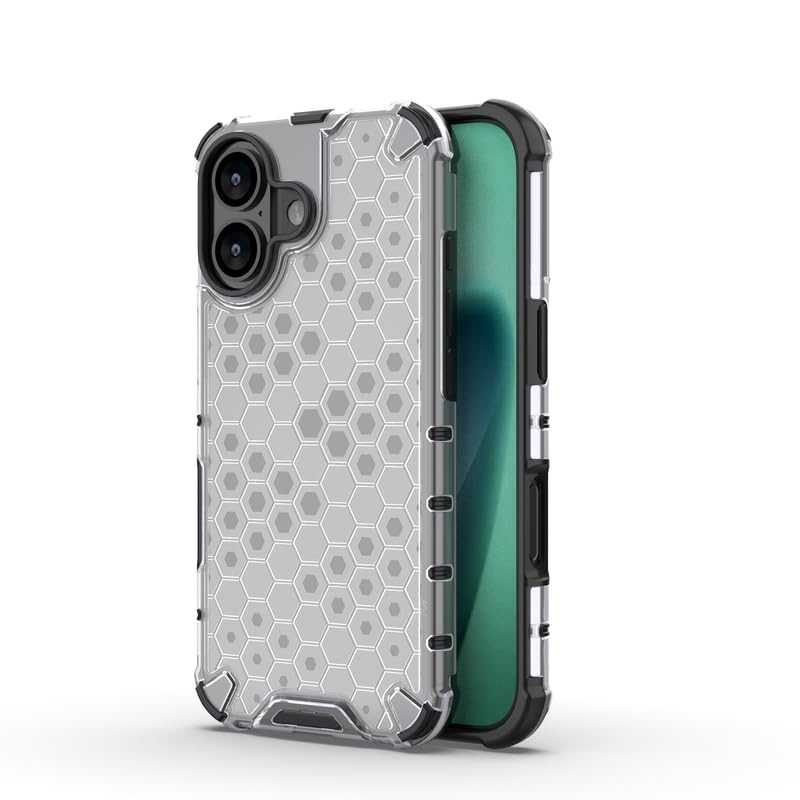 Image of Plastic Bumper Back Case Cover for iPhone 17 (Transparent)