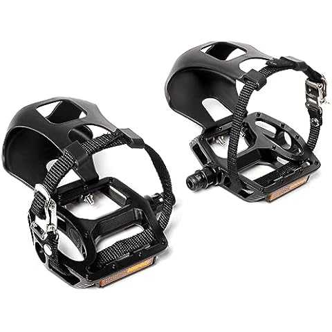 Bucklos Bike Pedals with Toe Cages Cover