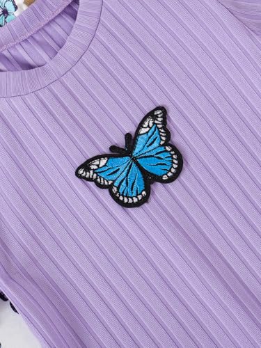 3 Pack Toddler Girls Shirts Short Sleeve Shirt for Girls Tees Kids Tshirts Clothes Summer Tops T-Shirt 2-8 Years3