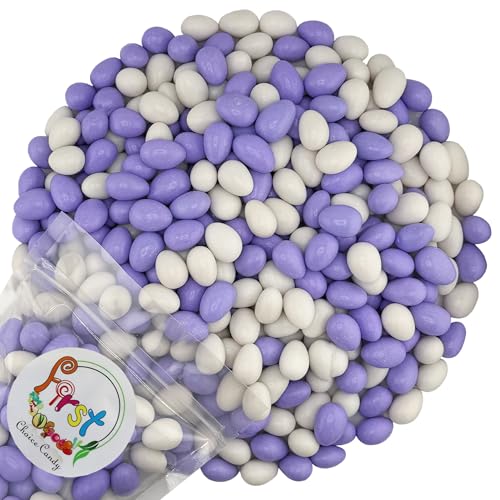 FirstChoiceCandy Jordan Almonds (Lavender & White, 5 Pound (Pack of