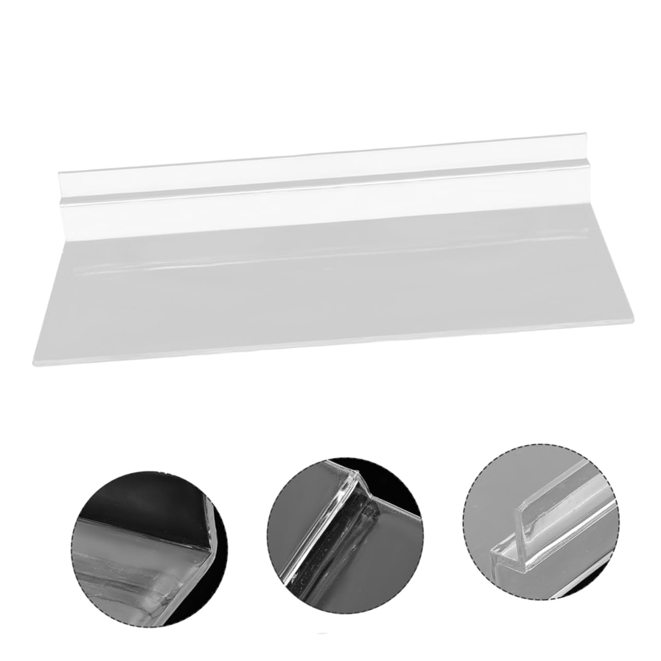 Unomor Versatile 5 Shelves for Shoes Slatwall Accessory Plastic Storage Racks Sneakers Display