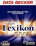 aktuelles wissen politik  Das große Data Becker Lexikon 2002. 4 CD- ROMs für Windows 95C/98/ ME/2000/ NT4(SP6). Das aktuelle Wissen der Welt