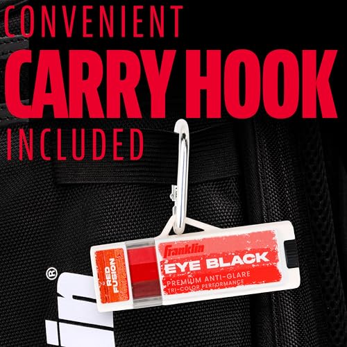 Image of Franklin Sports Eye Black Stick - Baseball Softball + Football - Red Fusion