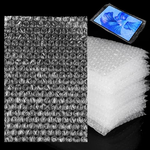 CYEER 100 Piezas Bolsas de Burbujas 20x30CM, Bubble Wrap, Material de Envasado Anti Impacto, Folie de Burbujas para Envío y Protección de Objetos Frágiles